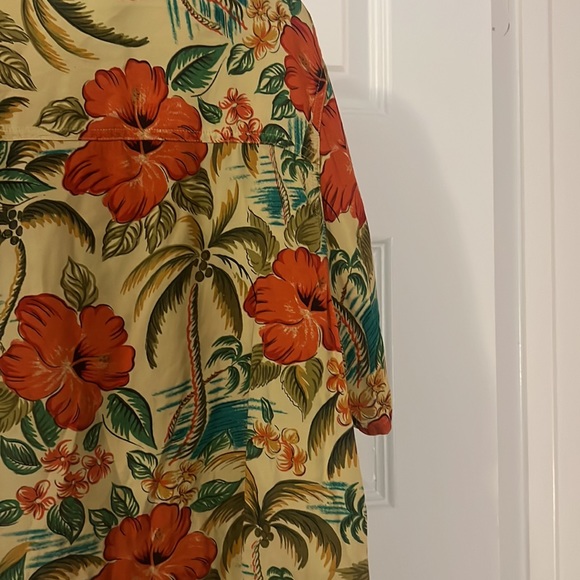 VTG Solutions New York Hawaiian Top/Blouse/Shirt Size XL vacay tropical resort - Picture 9 of 10